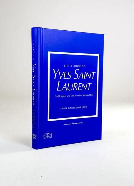 little book of ysl|little book of yves saint laurent.